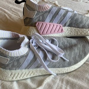 Adidas NMD boost pink/gray size 9